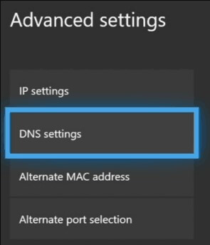 change xbox dns settings