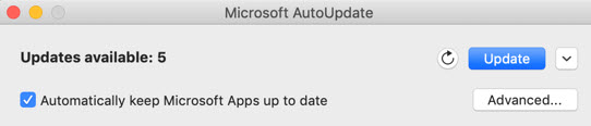 update Word on Mac