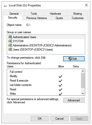 error checking