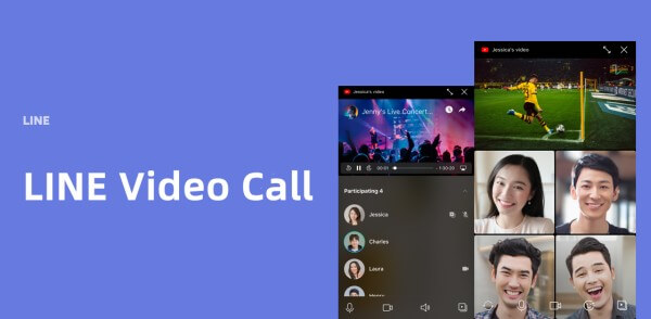 LINE video call