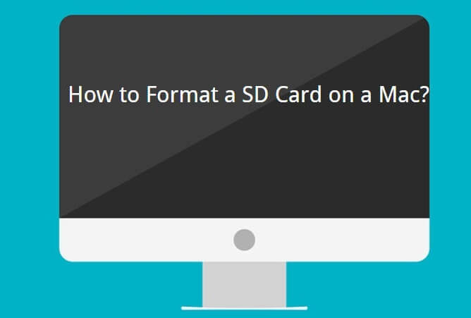  interface of  format a sd card  on a Mac