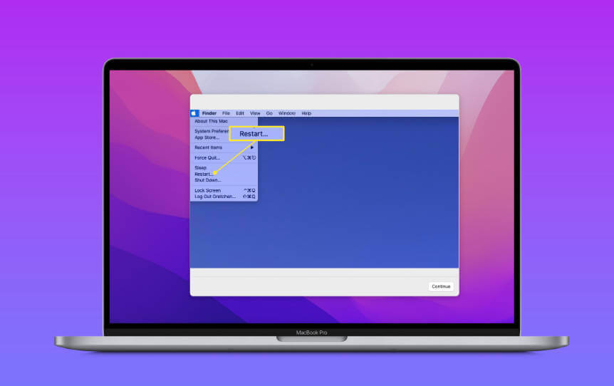 Restart Your Macbook Pro