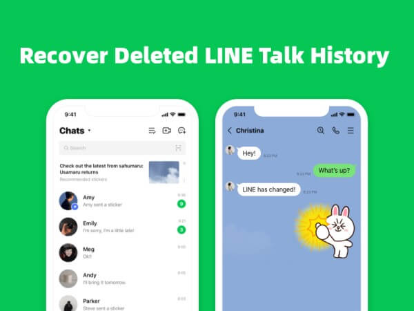 recover deleted LINE talk history on Android