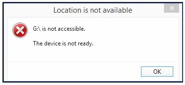 the device is not ready error