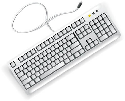 wired keyboard