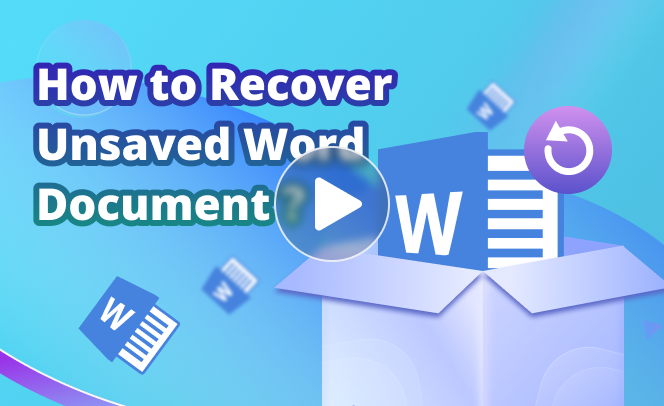 How to Recover Unsaved Word Document？