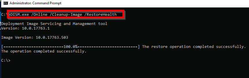 cmd restore health