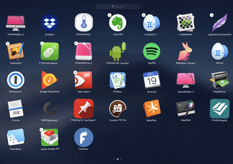 delete apps from launchpad