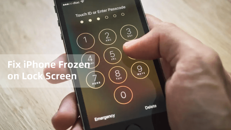 fix iPhone Frozen on Lock Screen