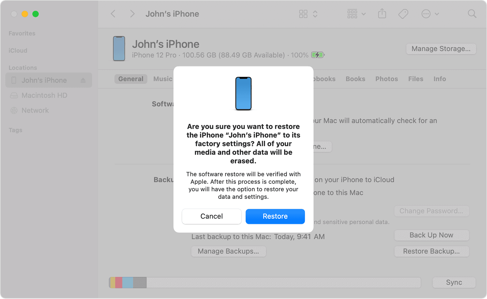 Fix iPhone Screen Black Using iTunes