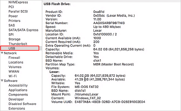 how to fix usb flash drive not detected mac