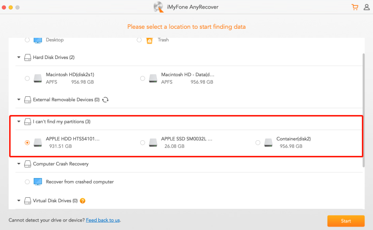 recover mac partition