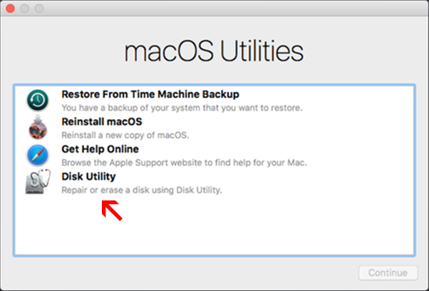 disk utility