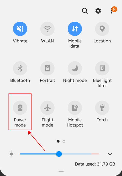 android power mode