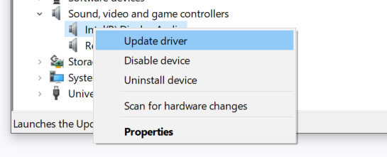 update driver audio