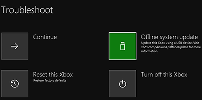 xbox offline system update